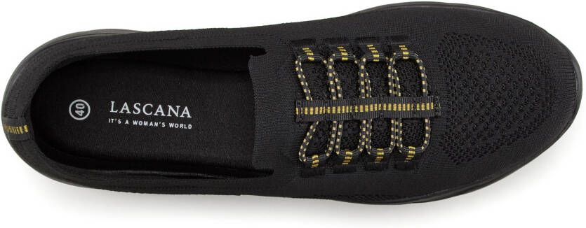 Lascana Sneakers Slippers lage schoenen om in te schieten licht meshmateriaal VEGAN