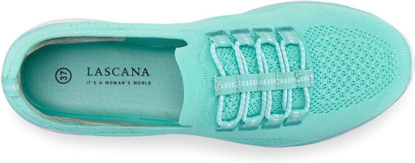Lascana Sneakers Slippers lage schoenen om in te schieten licht meshmateriaal VEGAN