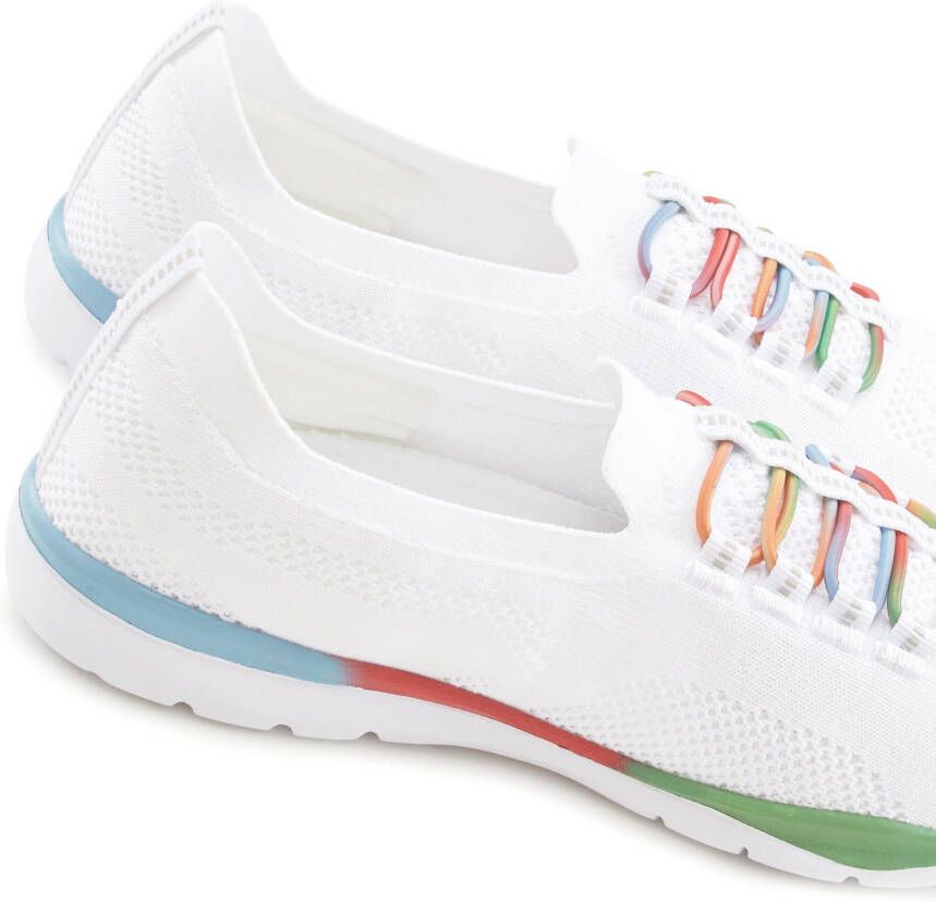 Lascana Sneakers Slippers lage schoenen om in te schieten licht meshmateriaal VEGAN