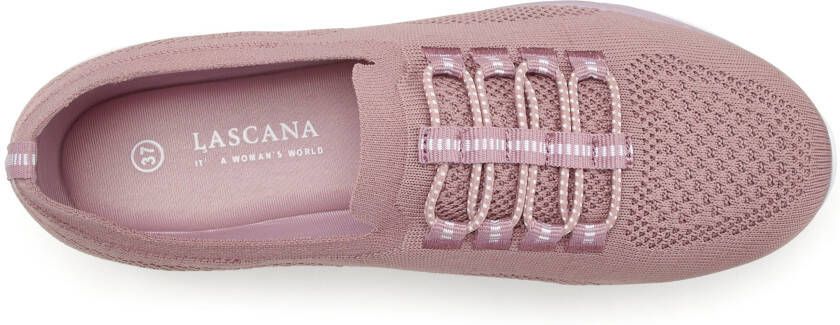 Lascana Sneakers Slippers lage schoenen om in te schieten licht meshmateriaal VEGAN