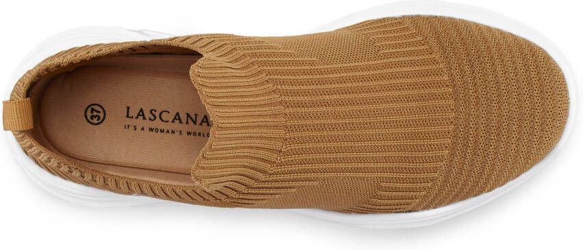 Lascana Sneakers Slip-on sneaker lage schoen slipper vrijetijdsschoen VEGAN