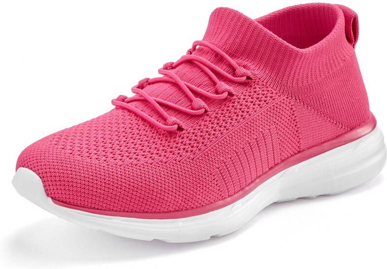 Lascana Sneakers Slipper lage schoen ultralicht en comfortabel om in te slippen VEGAN