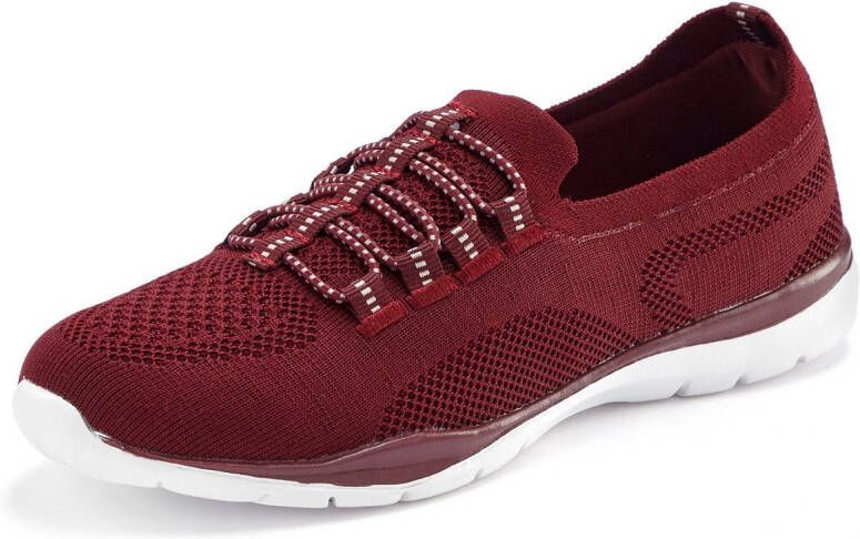 Lascana Sneakers Slippers lage schoenen om in te schieten licht meshmateriaal VEGAN
