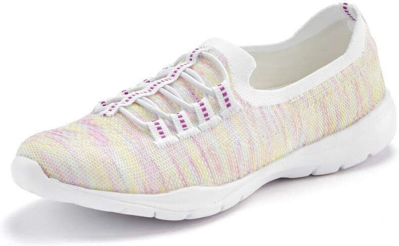 Lascana Sneakers Slippers lage schoenen om in te schieten licht meshmateriaal VEGAN