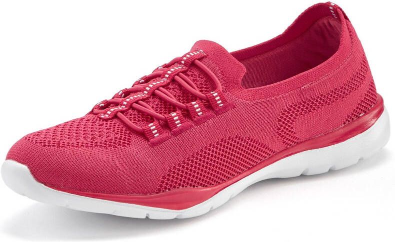 Lascana Sneakers Slippers lage schoenen om in te schieten licht meshmateriaal VEGAN