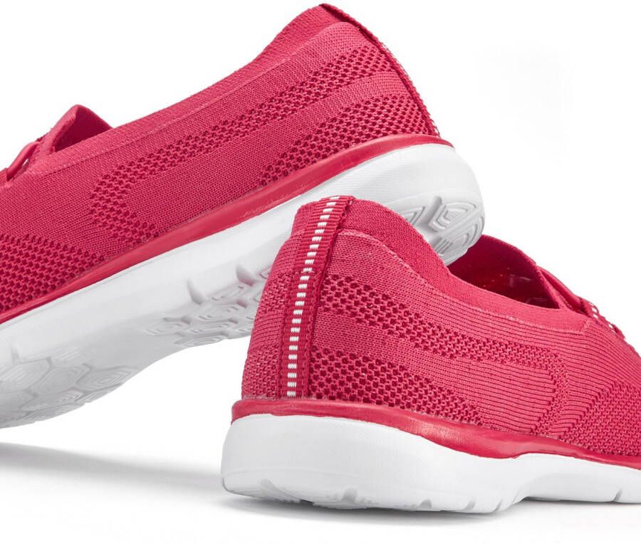 Lascana Sneakers Slippers lage schoenen om in te schieten licht meshmateriaal VEGAN