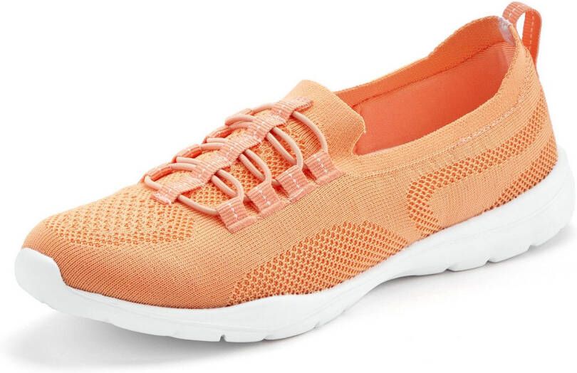 Lascana Sneakers Slippers lage schoenen om in te schieten licht meshmateriaal VEGAN