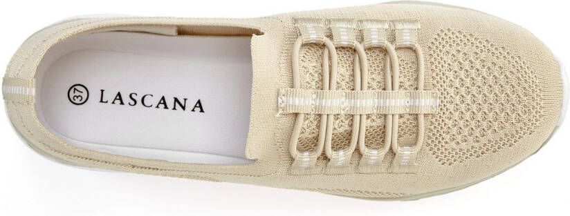 Lascana Sneakers Slippers lage schoenen om in te schieten licht meshmateriaal VEGAN
