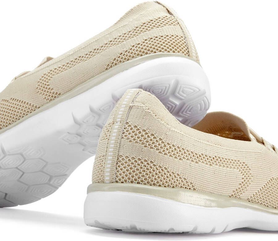 Lascana Sneakers Slippers lage schoenen om in te schieten licht meshmateriaal VEGAN