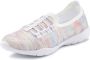 Lascana Sneakers Slipper halfschoen licht mesh materiaal om in te stappen met elastische veters vegan - Thumbnail 2