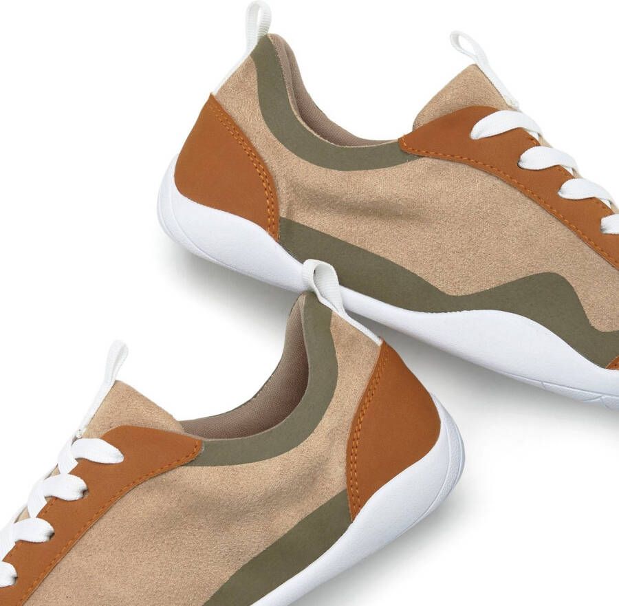 Lascana Sneakers superlicht ultradunne zool veterschoen vrijetijdsschoen vegan