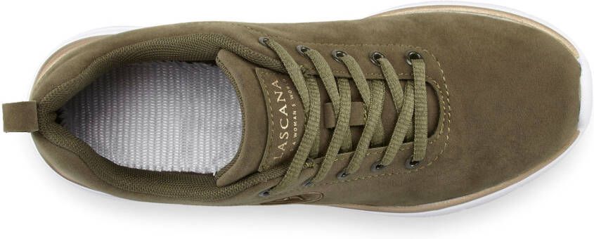 Lascana Sneakers onderhoudsvriendelijk ultralicht veterschoenen vrijetijdsschoenen vegan