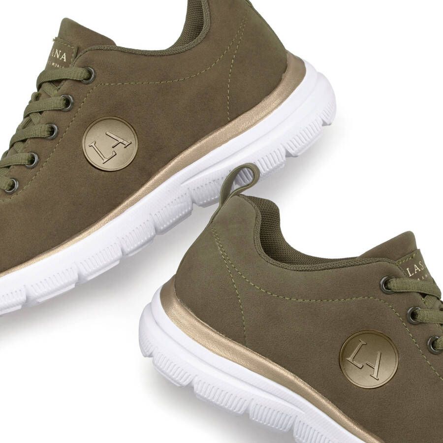 Lascana Sneakers onderhoudsvriendelijk ultralicht veterschoenen vrijetijdsschoenen vegan