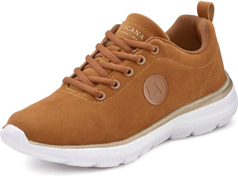Lascana Sneakers onderhoudsvriendelijk ultralicht veterschoenen vrijetijdsschoenen vegan