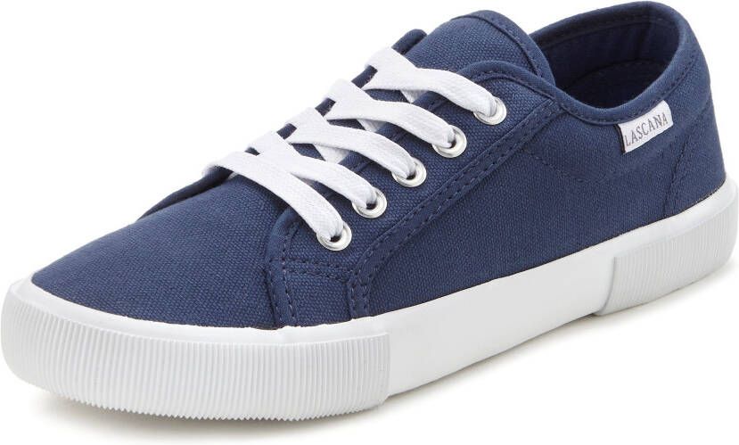 Lascana Sneakers van textiel veterschoen vrijetijdsschoen