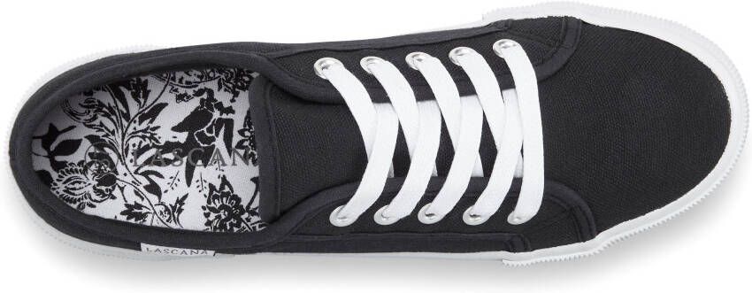 Lascana Sneakers van textiel veterschoen vrijetijdsschoen