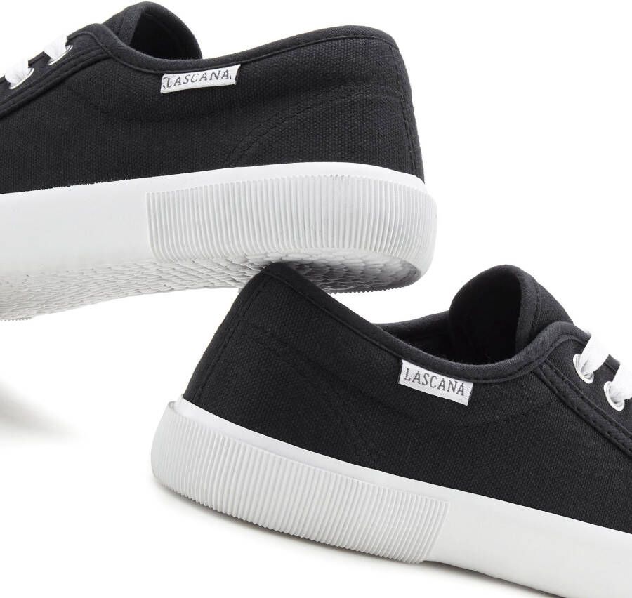 Lascana Sneakers van textiel veterschoen vrijetijdsschoen