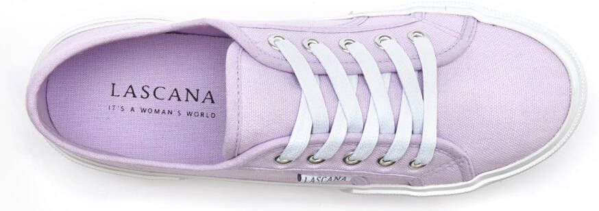 Lascana Sneakers van textiel veterschoen vrijetijdsschoen
