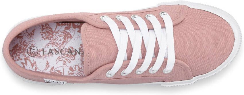 Lascana Sneakers van textiel veterschoen vrijetijdsschoen