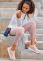 Lascana Sneakers met filigraan cut-outs veterschoen vrijetijdsschoen vegan - Thumbnail 7