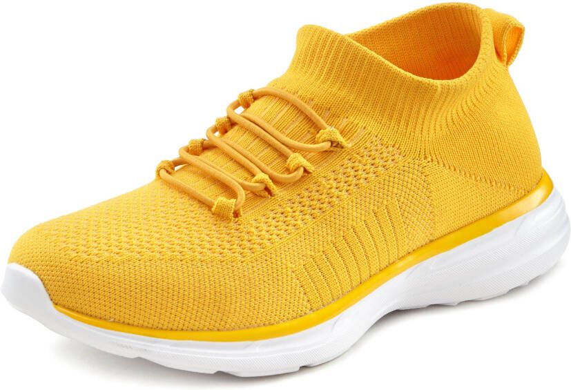 Lascana Sneakers Slipper lage schoen ultralicht en comfortabel om in te slippen VEGAN