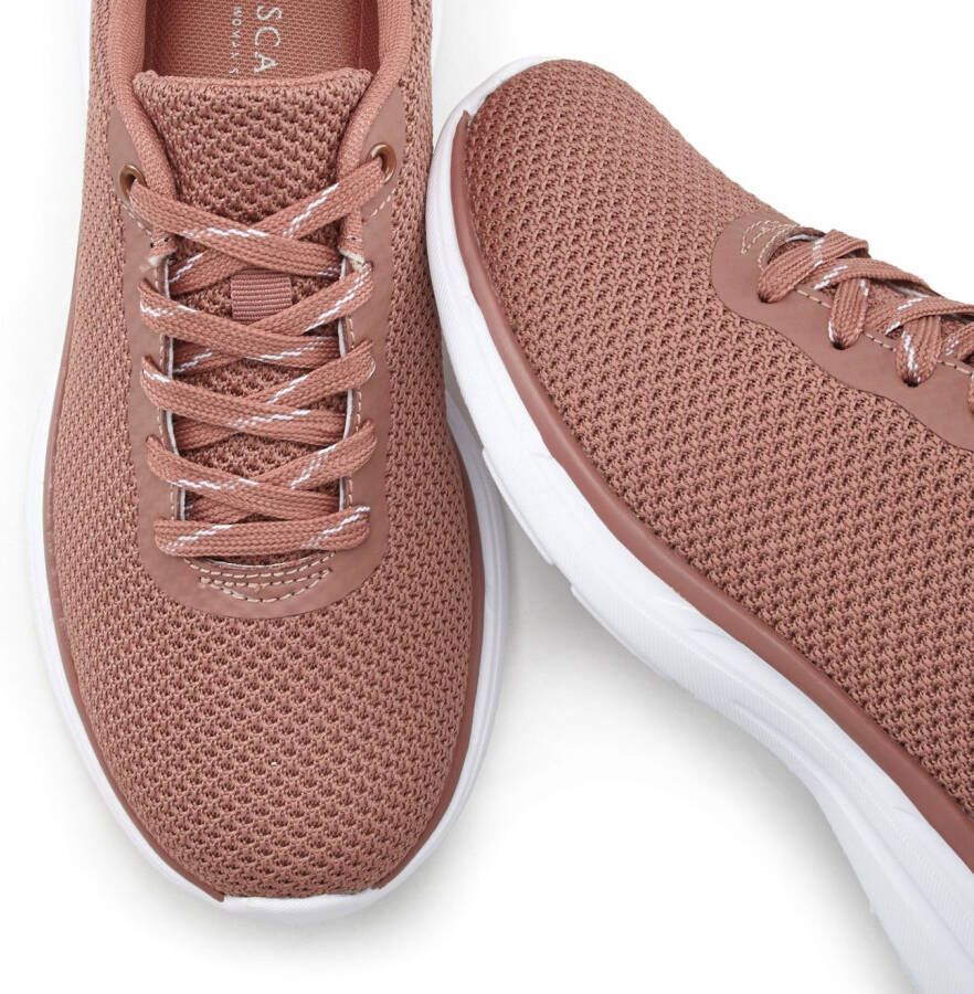 Lascana Sneakers Veterschoen lage schoen vrijetijdsschoen ultralicht VEGAN