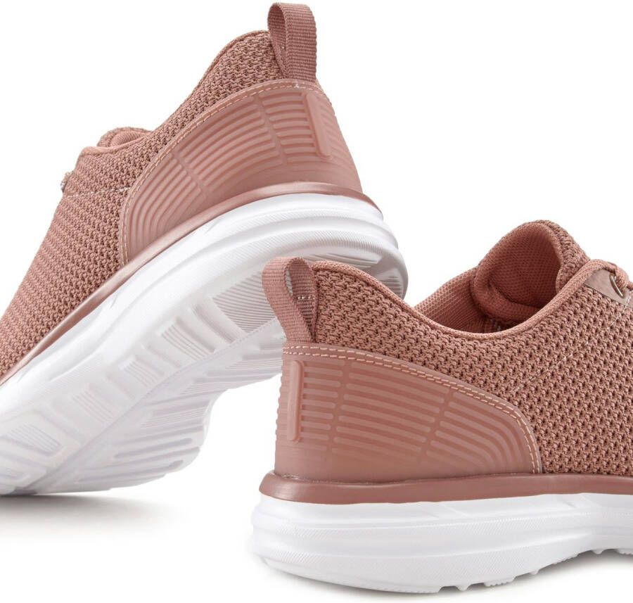 Lascana Sneakers Veterschoen lage schoen vrijetijdsschoen ultralicht VEGAN