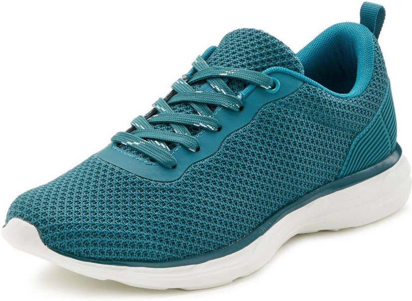 Lascana Sneakers Veterschoen lage schoen vrijetijdsschoen ultralicht VEGAN