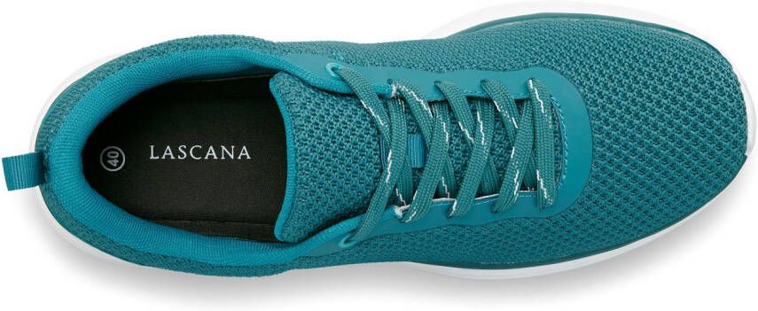 Lascana Sneakers Veterschoen lage schoen vrijetijdsschoen ultralicht VEGAN