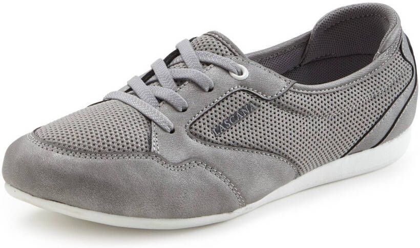 Lascana Sneakers Vrijetijdsschoen lage schoen in modieuze mesh-look VEGAN