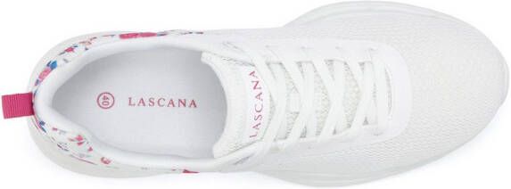 Lascana Sneakers Vrijetijdsschoen lage schoen met bloemenprint VEGAN