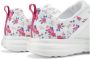 Lascana Sneakers Vrijetijdsschoen lage schoen met bloemenprint VEGAN - Thumbnail 5