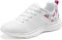 Lascana Sneakers Vrijetijdsschoen lage schoen met bloemenprint VEGAN - Thumbnail 6