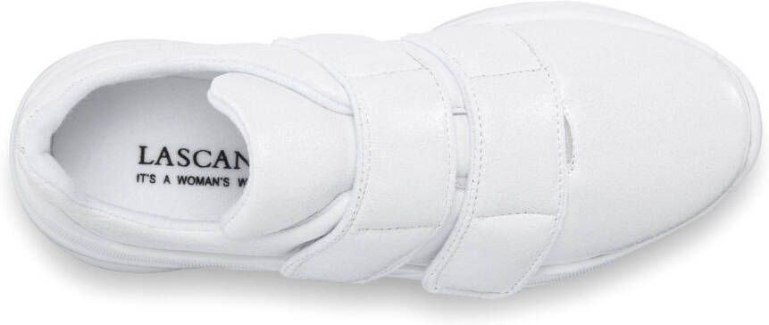 Lascana Sneakers Vrijetijdsschoen lage schoen met klittenband superlicht VEGAN