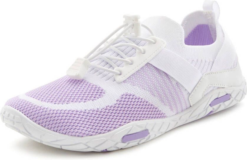 Lascana Sneakers Vrijetijdsschoen lage schoen superlicht platte flexibele zool VEGAN