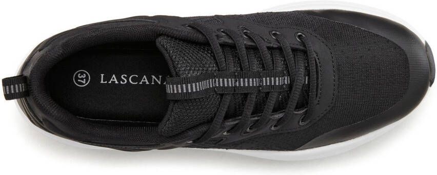 Lascana Sneakers Vrijetijdsschoen veterschoen met uitneembare binnenzool VEGAN