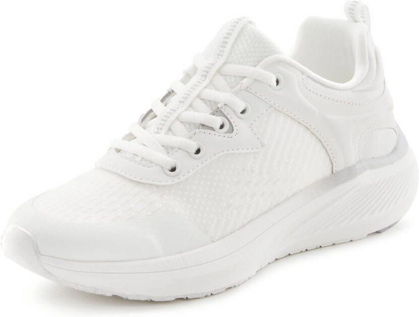 Lascana Sneakers Vrijetijdsschoen veterschoen met uitneembare binnenzool VEGAN