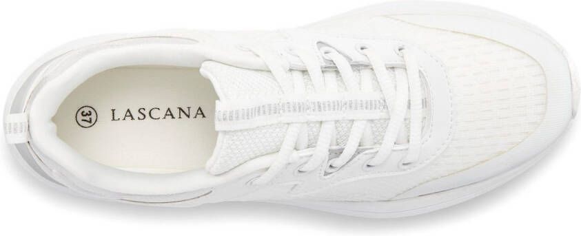 Lascana Sneakers Vrijetijdsschoen veterschoen met uitneembare binnenzool VEGAN