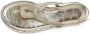 Lascana Teenslippers Sandaal pantoletten in metallic-look VEGAN - Thumbnail 4