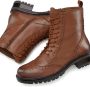 Lascana Veterschoenen Veterschoen enkellaarsjes leer veters en rits - Thumbnail 5