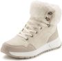 Lascana Winterlaarsjes High top sneaker veterschoen boots laars van waterafstotend materiaal met warmfutter vegan - Thumbnail 3