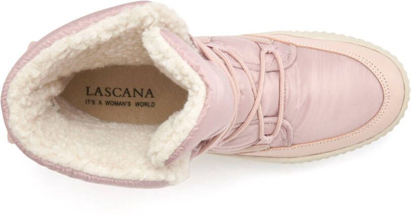 Lascana Winterlaarzen met warme voering snowboots veterschoenen winterlaarzen