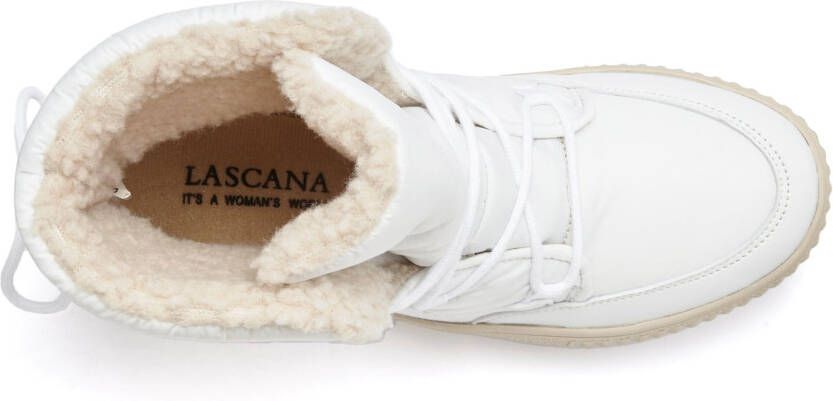 Lascana Winterlaarzen met warme voering snowboots veterschoenen winterlaarzen