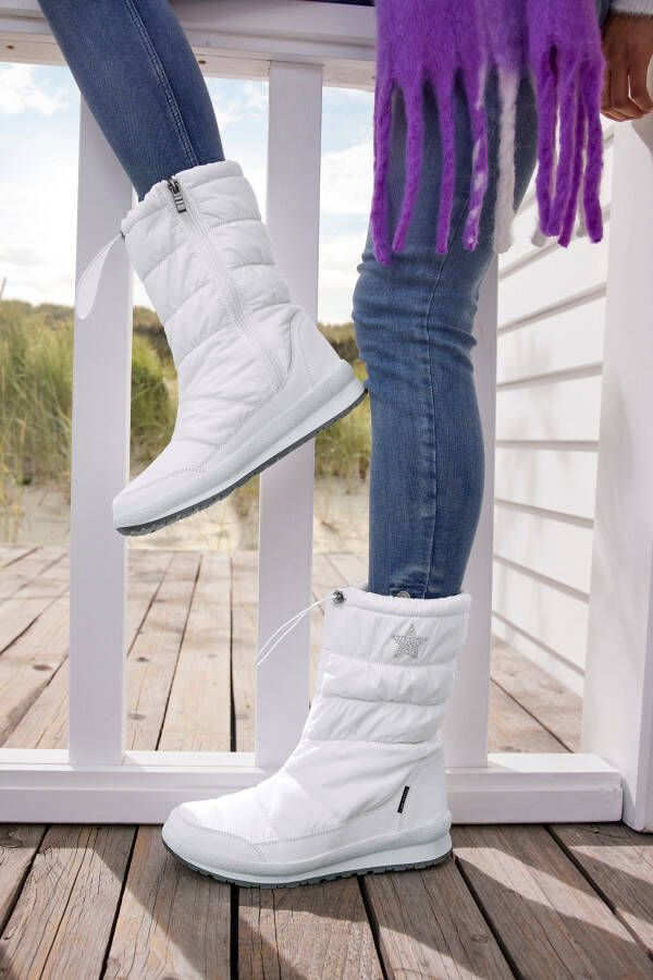 Lascana Winterlaarzen Enkellaars winterboots met warme voering waterafstotend