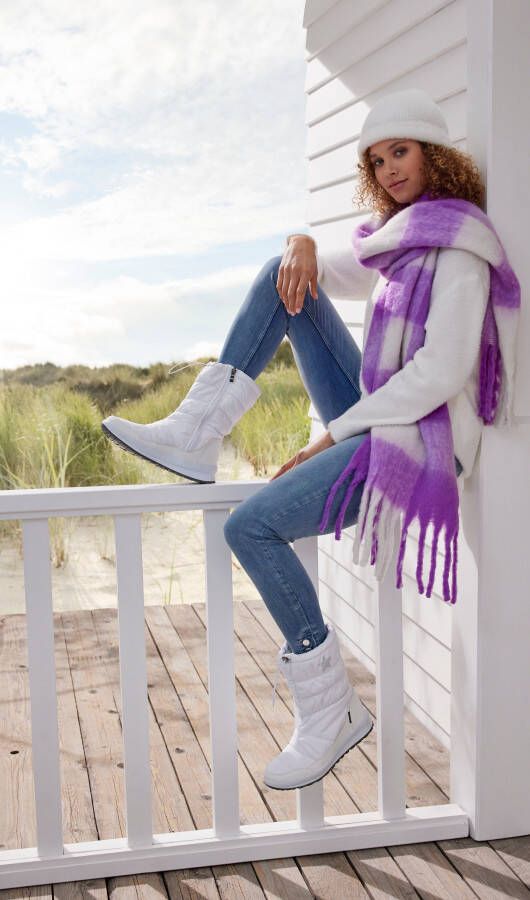 Lascana Winterlaarzen Enkellaars winterboots met warme voering waterafstotend