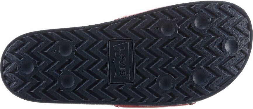 Levi's Badslippers JUNE L zomerschoen poolslides slippers met opvallend logo