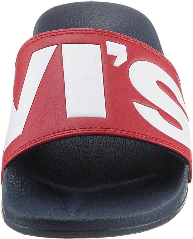 Levi's Badslippers JUNE L zomerschoen poolslides slippers met opvallend logo