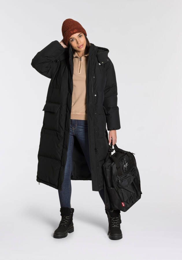 Levi's Hoge veterschoenen SOVI QUILTED met logo op de hiel