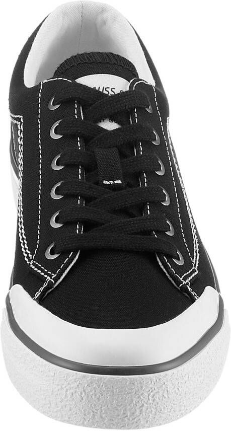 Levi's Plateausneakers LS2 S met sierstiksels vrijetijdsschoen lage schoen veterschoen