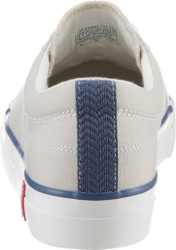 Levi's Plateausneakers LS2 S met sierstiksels vrijetijdsschoen lage schoen veterschoen